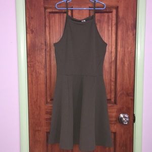 Olive Green Summer Dress
